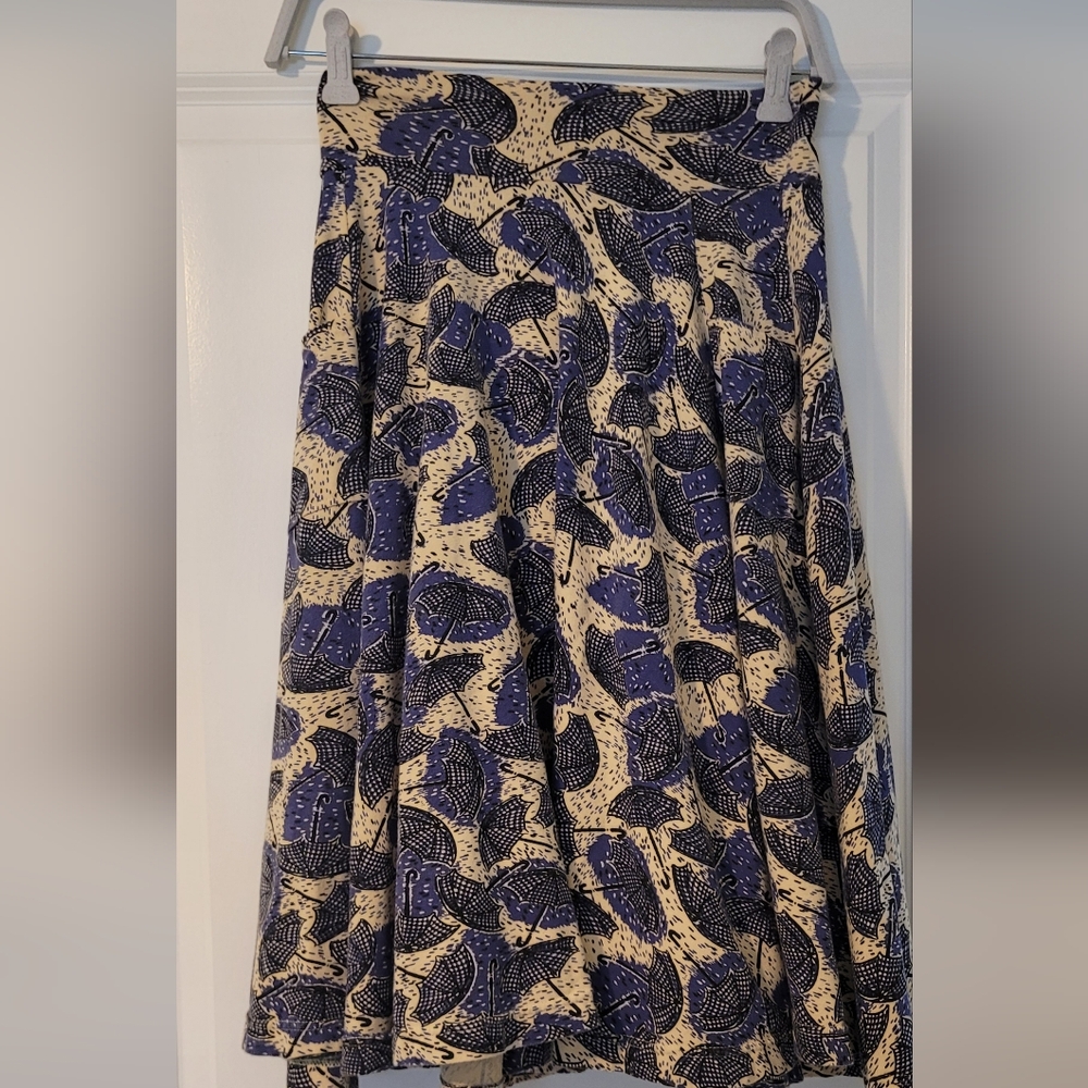 Effie's Heart Rainy Day Umbrella Print Skirt - Picture 2 of 11